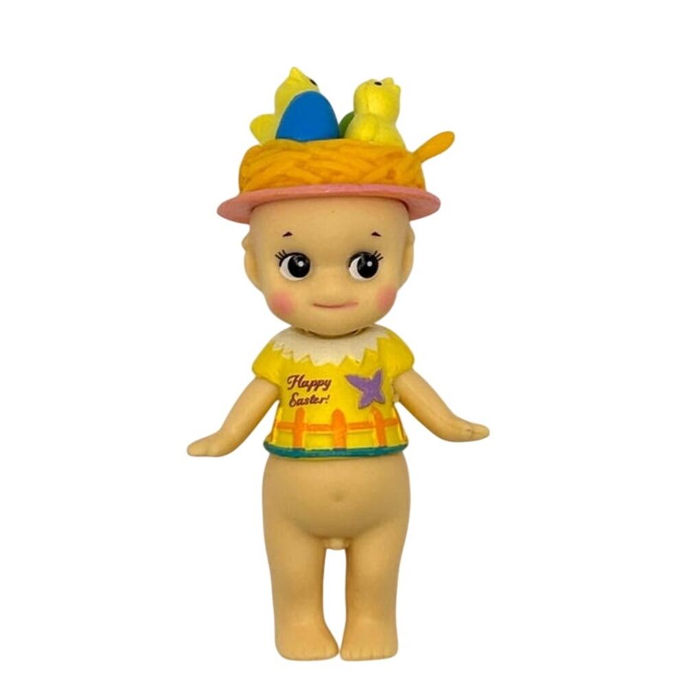 New Unbranded Mini Kewpie/Angel Figure, Easter Nest, Open Blind Box Style